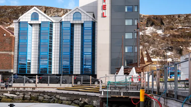 Fasade på Thon Hotel Hammerfest