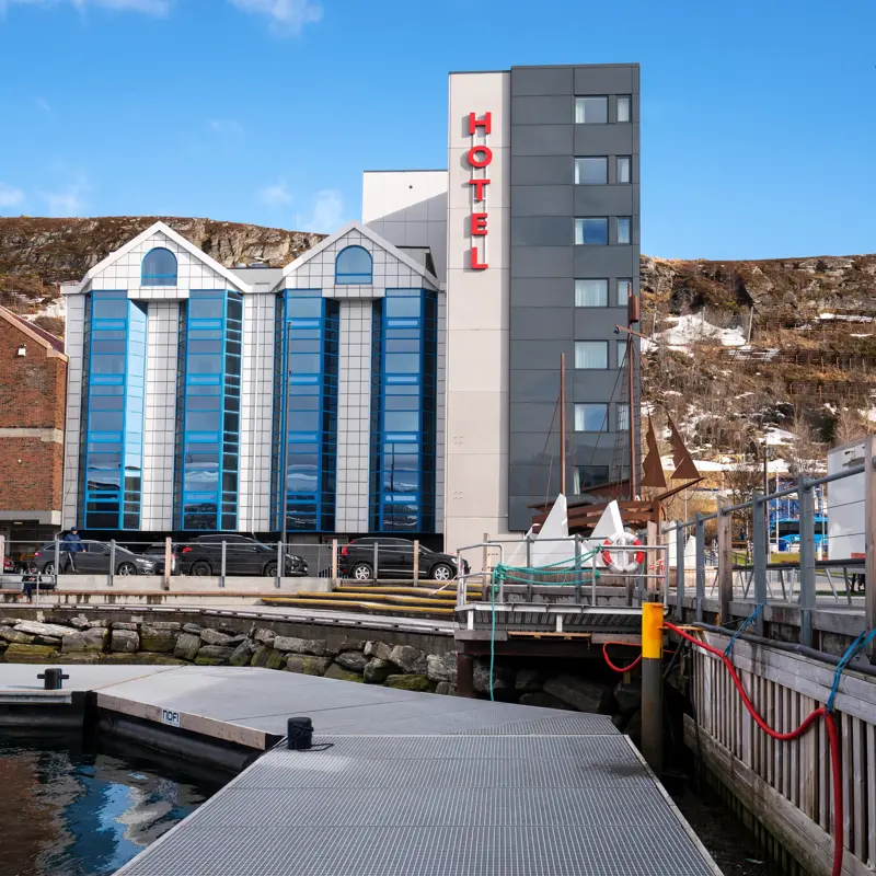 Fasade på Thon Hotel Hammerfest