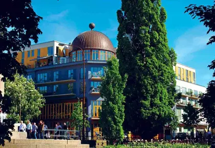 Fasadebilde av kjøpesenteret Mitt i City i Karlstad