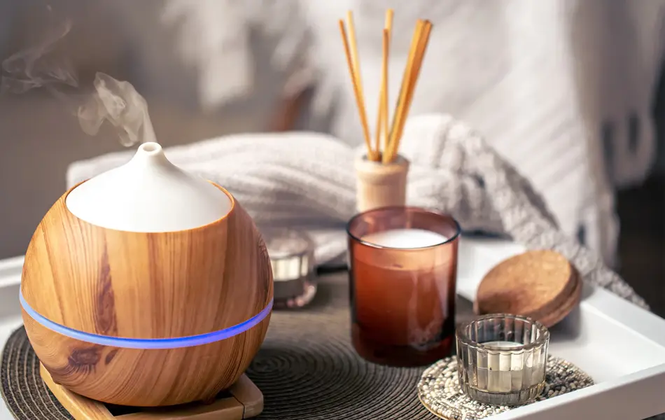 Aroma diffuser, duftlys, duftpinner og stearinlys