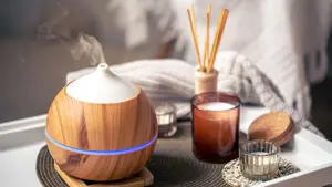 Aroma diffuser, duftlys, duftpinner og stearinlys