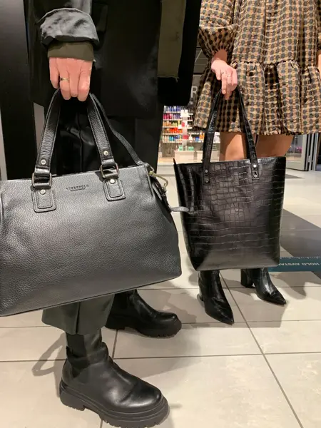 store, svarte bager/vesker fra rosetti eurosko