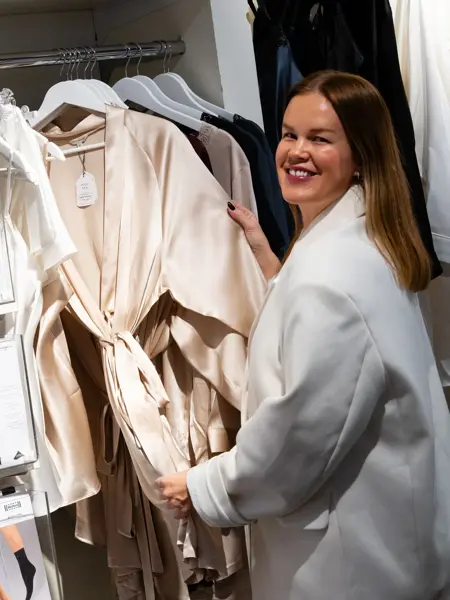 Marinka silkemorgenkåpe 2199-1