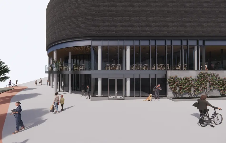 Mockup for byggeplaner på Storo