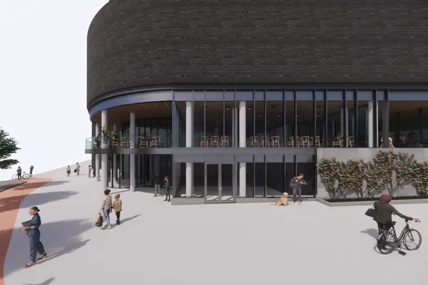 Mockup for byggeplaner på Storo