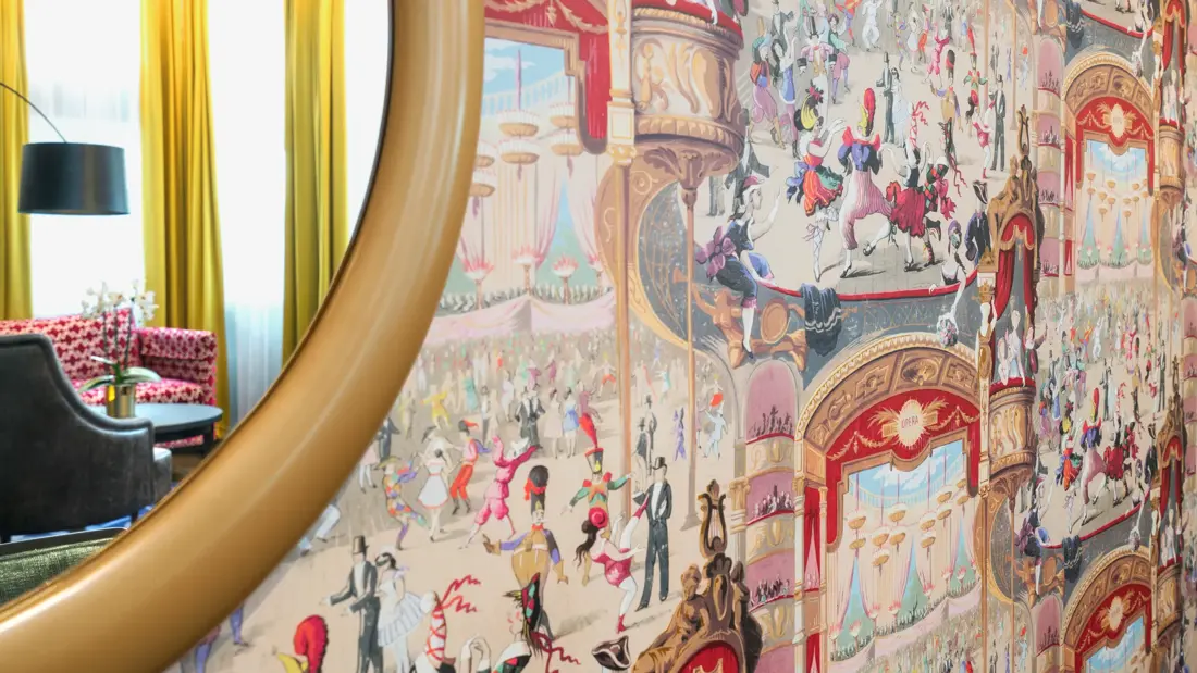 Tapet i suite på Thon Hotel Bergen Airport