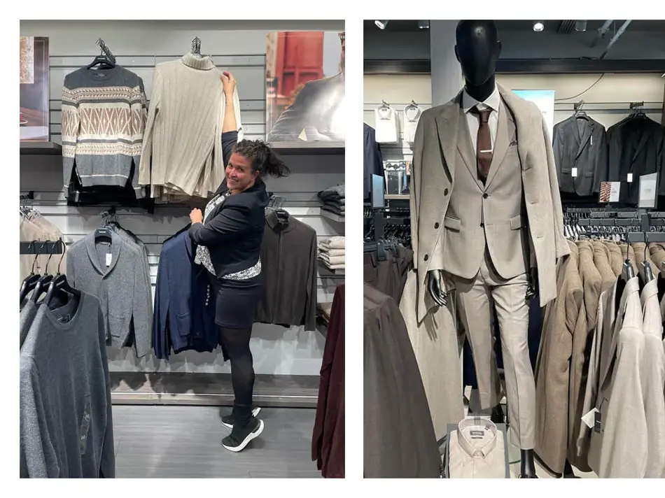 Dressmann viser varer til Black Week