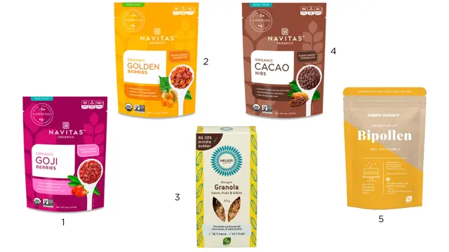 kollasj av produktbider