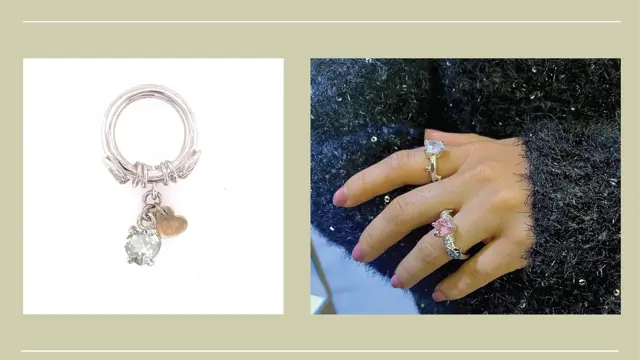 Ring og dame med ringer