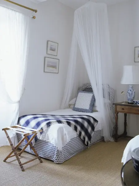 Soverom med maritimt preg