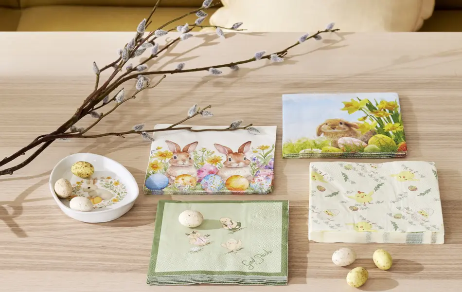 106013049 Snurre serviett 106014864 Eilif serviett 106013048 Chick serviett 106014906 Fluffy serviett 106006691 Gren med gåsunger