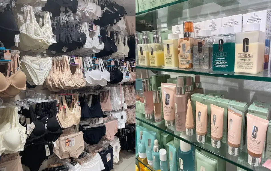 Bilde av undertøy og hudpleiehyller