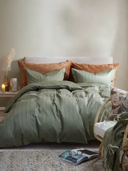 grønt sengetøy