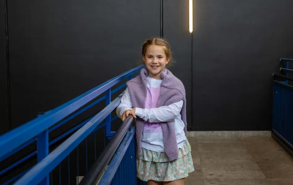 Bilde av barn i klær til skolestart