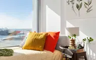 Interiør av soverom i Diagonale