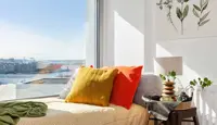 Interiør av soverom i Diagonale