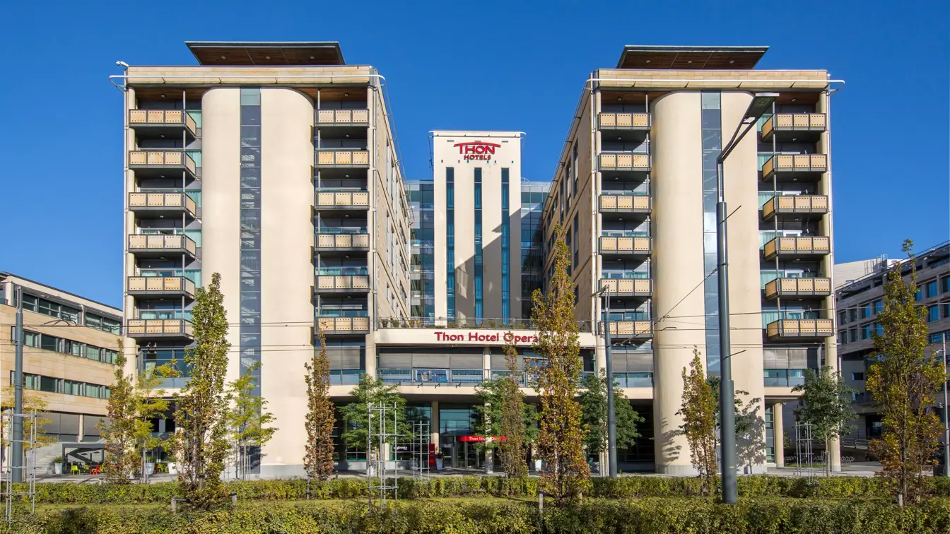 Fasadebilde fra Thon Hotel Opera