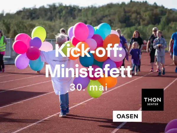 Ministafetten på Thon Senter Oasen