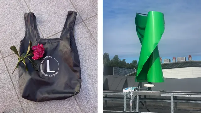 Handlenett // Vindturbin