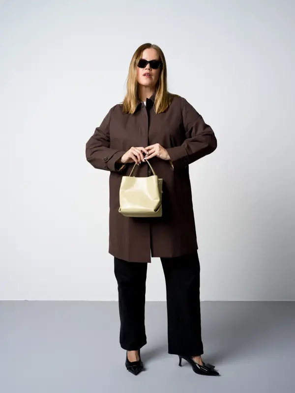 Gant trenchfrakk 3700 Levis jeans 1349 Scorett pumps 2000 Optiker G Krogh Saint Laurent solbriller 2980-1