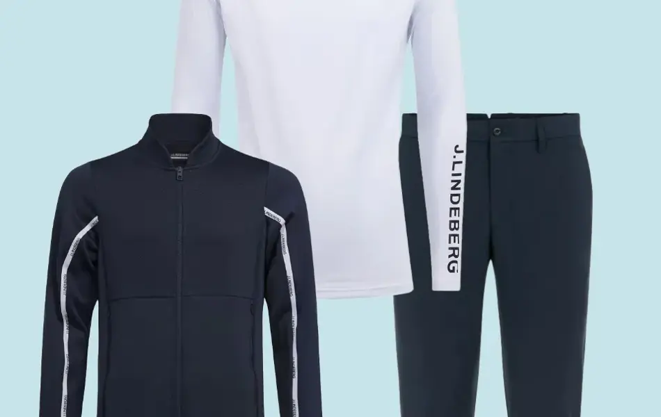 Golfklær: gensre, bukse og sko