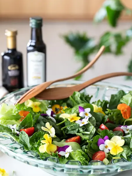 Spiselige og bievennlige Viola fra mester Grønn