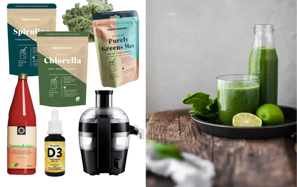 kollasj av produktbider