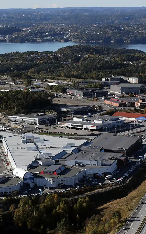 2013 Kristiansand
Flyfoto Sørlandssenteret. Sørlandsparken. Oversikt.