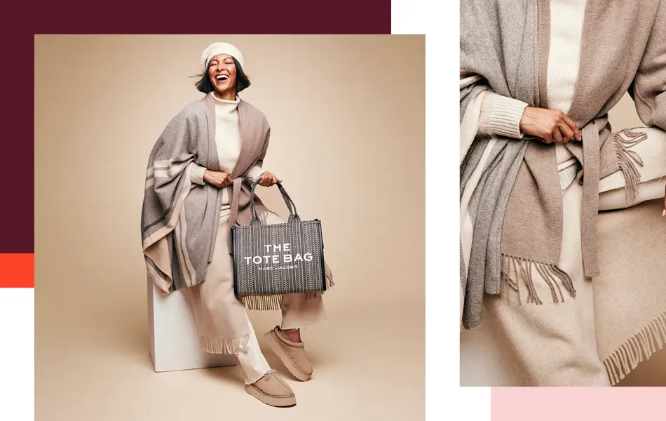 Dame viser høstmote