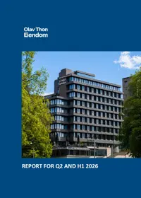 Cover image of OTE report for 2nd quarter 2026.