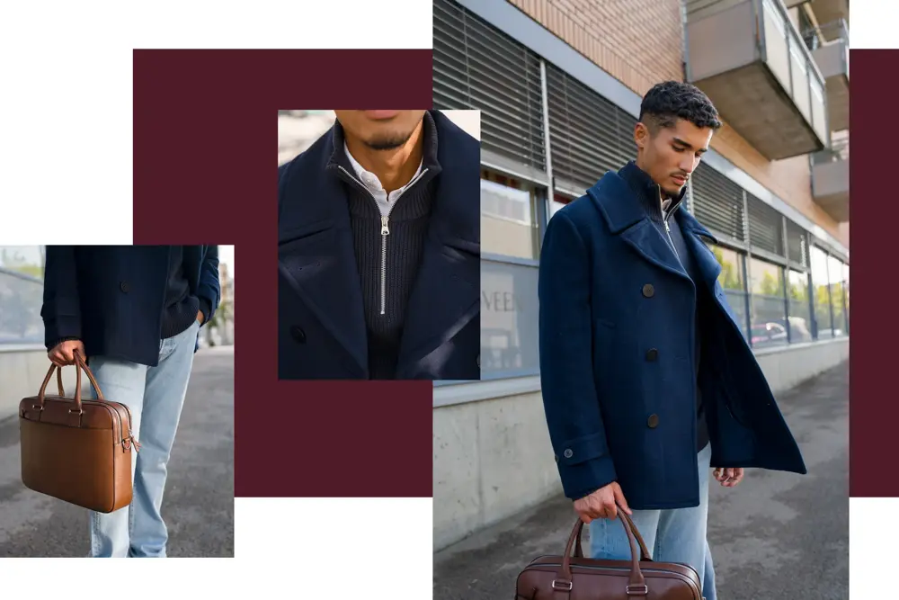 Mann viser høstmote