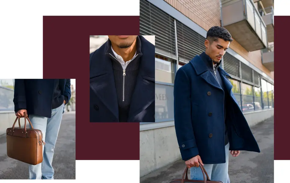 Mann viser høstmote