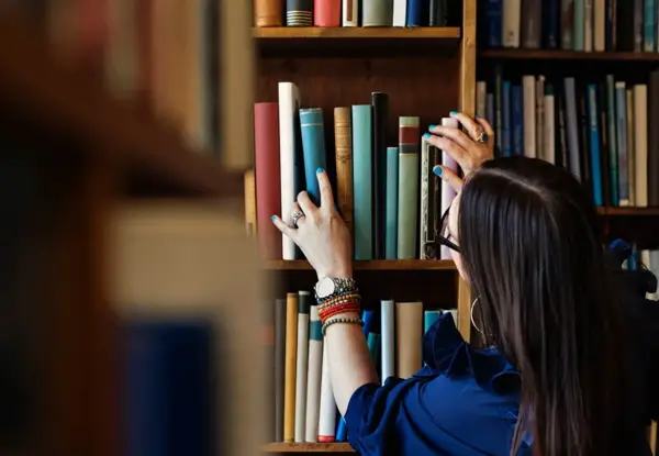 Bibliotektet-bokhylle