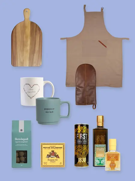 Kollasj med julegavetips til far