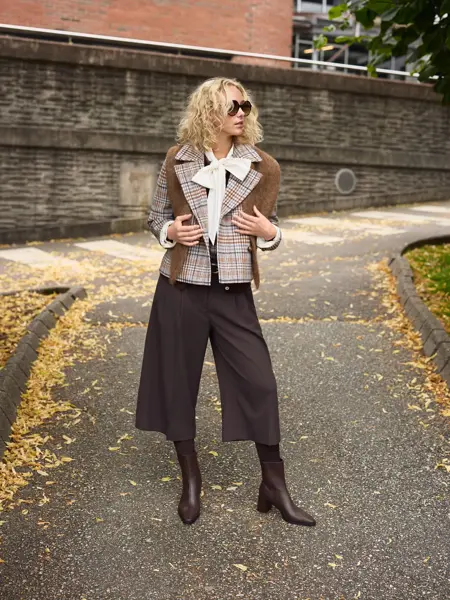 modell i høstlook fra thon senter åsane