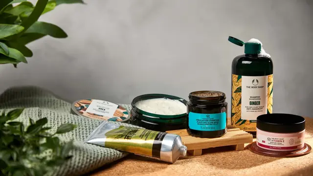 Utvalgte produkter fra The Body Shop