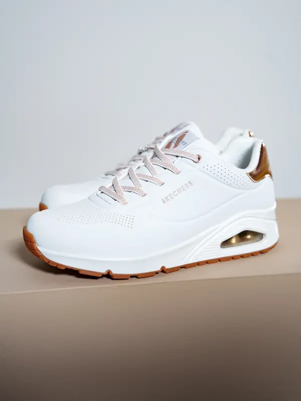 Hvite sneakers