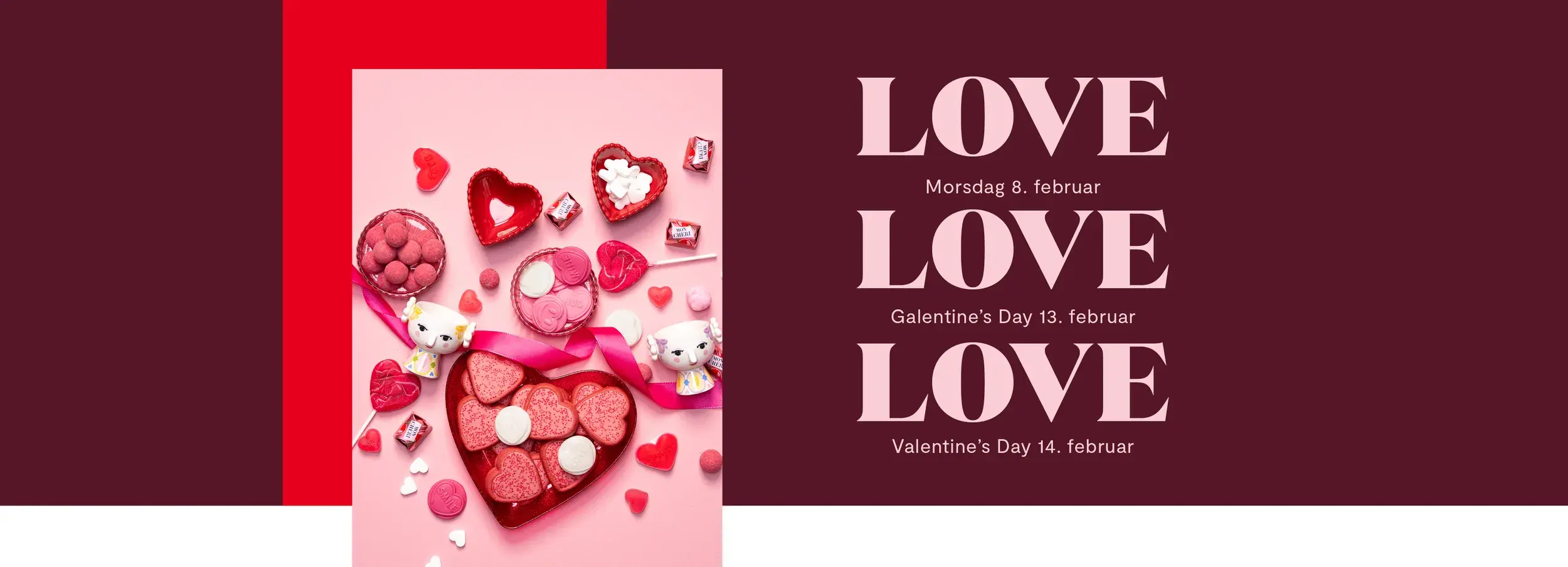 LOVE morsdag, galentines & valentines 2026