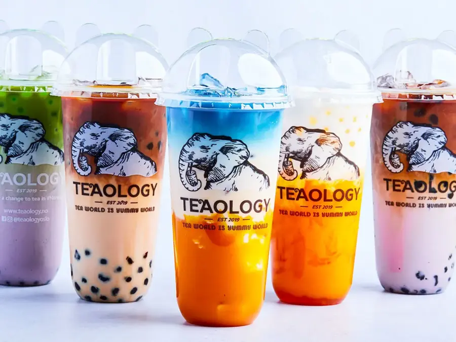 diverse bubble tea drikker
