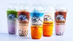 diverse bubble tea drikker