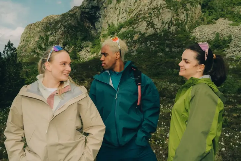 3 på fjelltur i uteklær