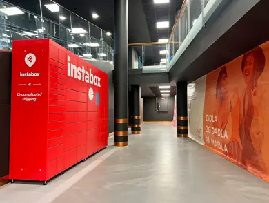 Instabox på AMFI Madla