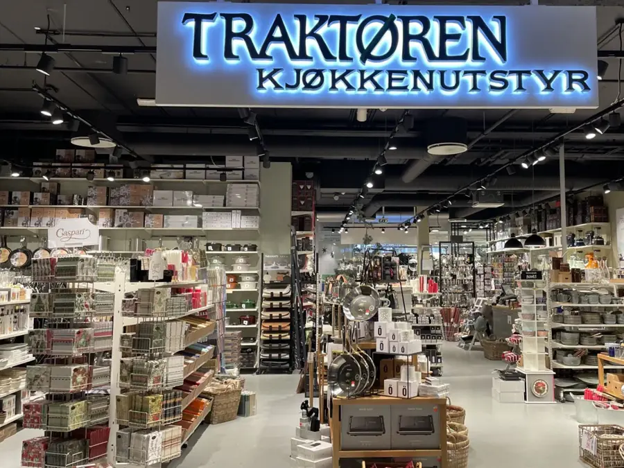 Bilde fra utsiden til Traktøren