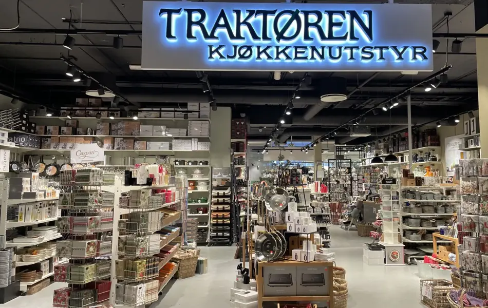 Bilde fra utsiden til Traktøren