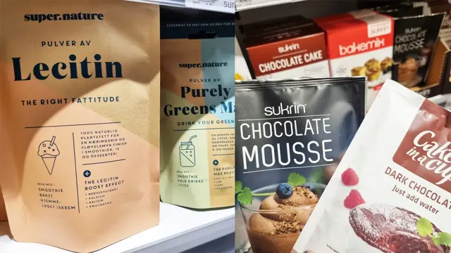 Sukkerfri hylle Sunkost