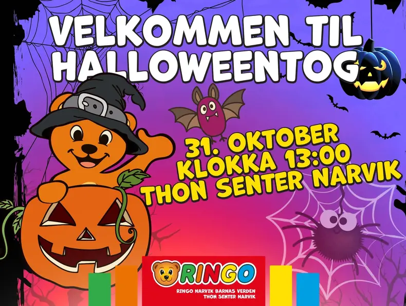 Halloween-tog plakat 