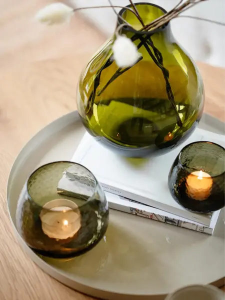 Vase og telysholdere