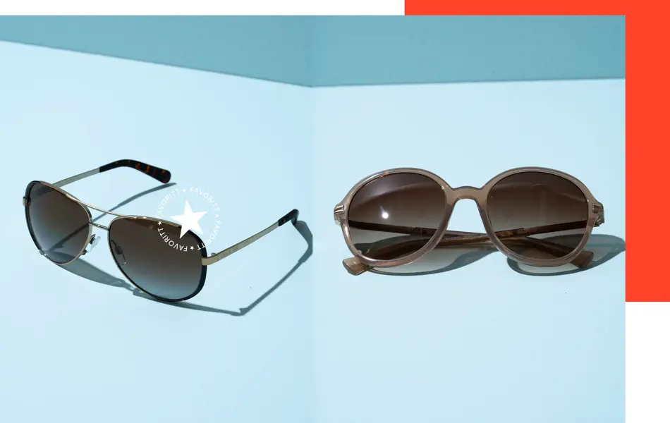 Noen av årets bestselgere hos Brilleland.