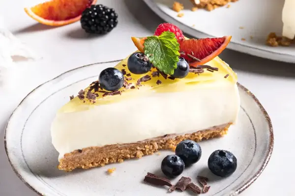 Ostekake med gelelokk