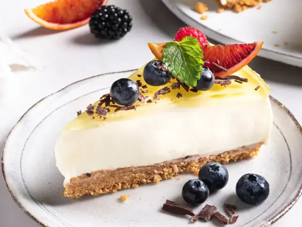 Ostekake med gelelokk